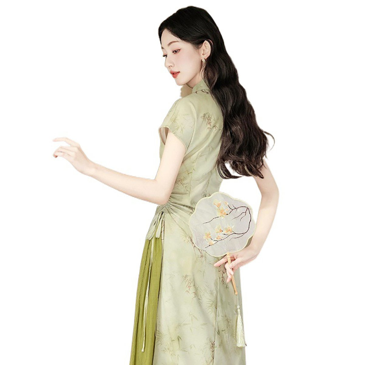 Elegant Long Shirt and Skirt Cheongsam