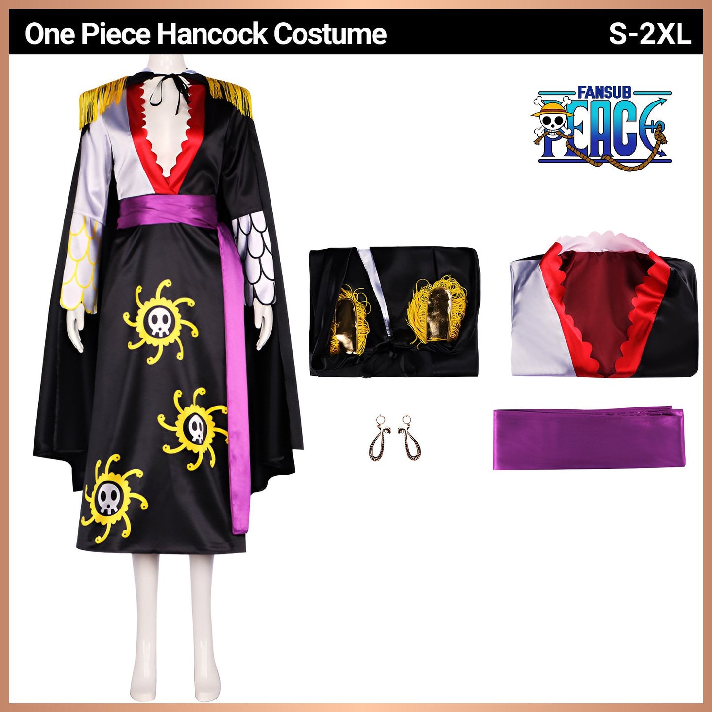 One Piece Boa Hancock Cosplay Costume