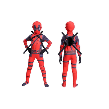 Deadpool 2 Red & Black Kids' Cosplay Suit