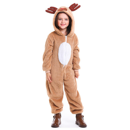 Kids' Reindeer Onesie Cosplay Costume