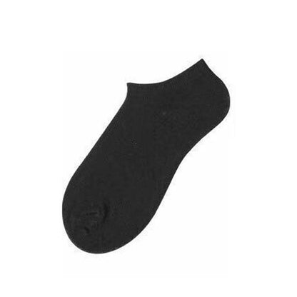 Classic Solid Cotton Boat Socks