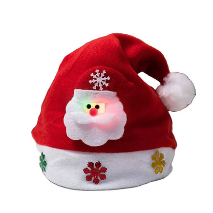 Festive Snowman LED Christmas Hats