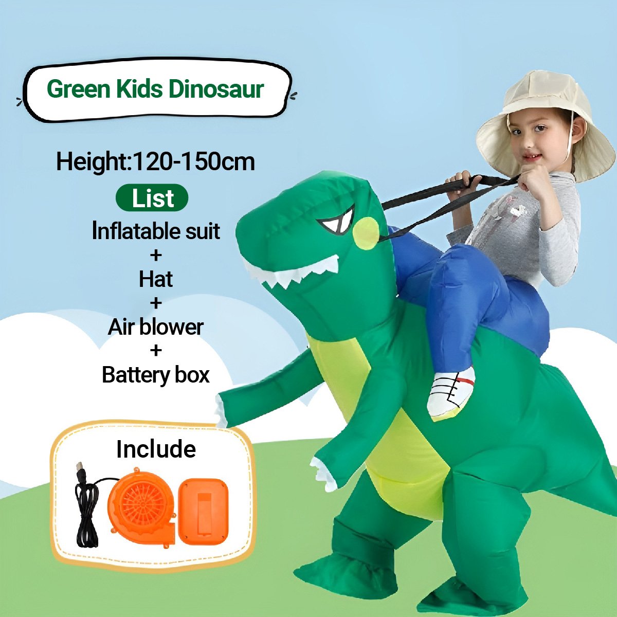 Dinosaur Inflatable Suit Cosplay Costume