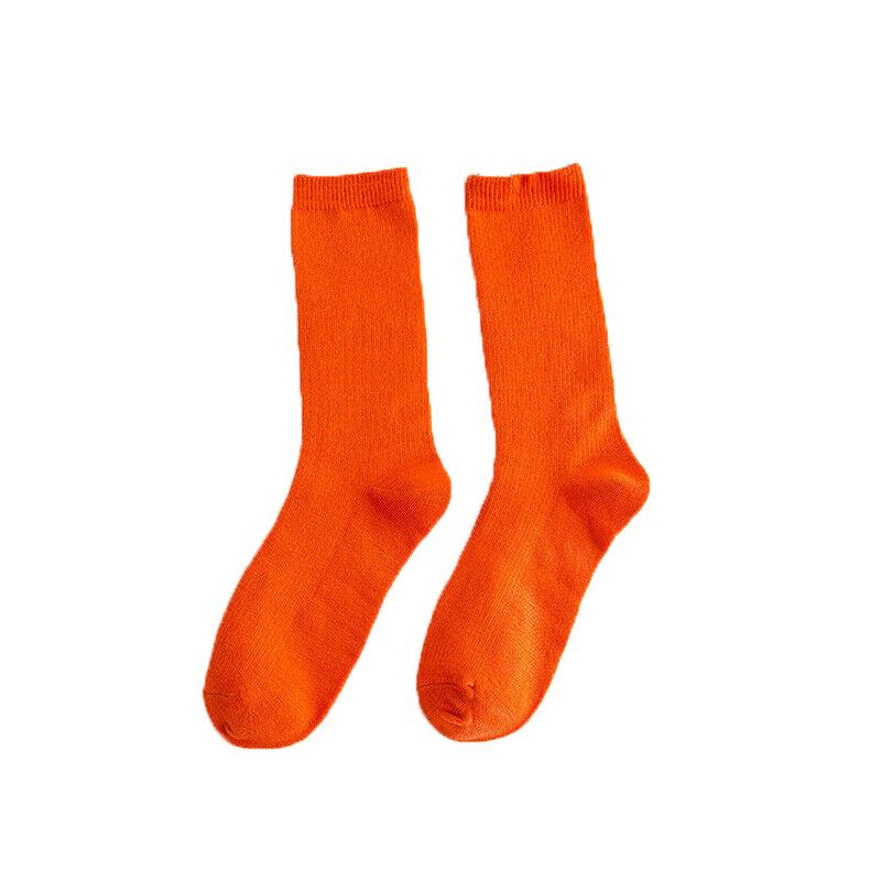 Classic Solid Color Dress Socks