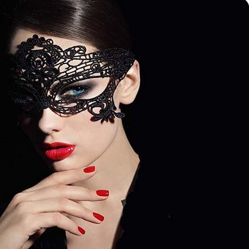 Black Lace Eye Mask Cosplay Prop