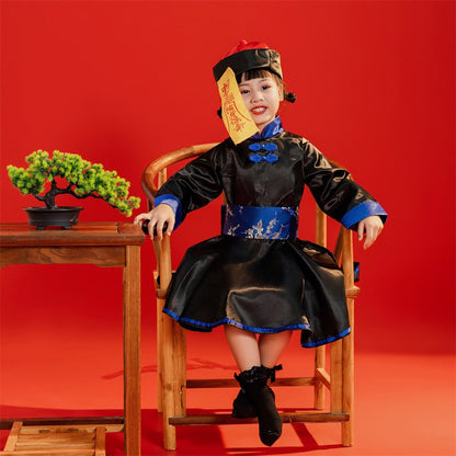 Kids Chinese Zombie Cosplay Costume