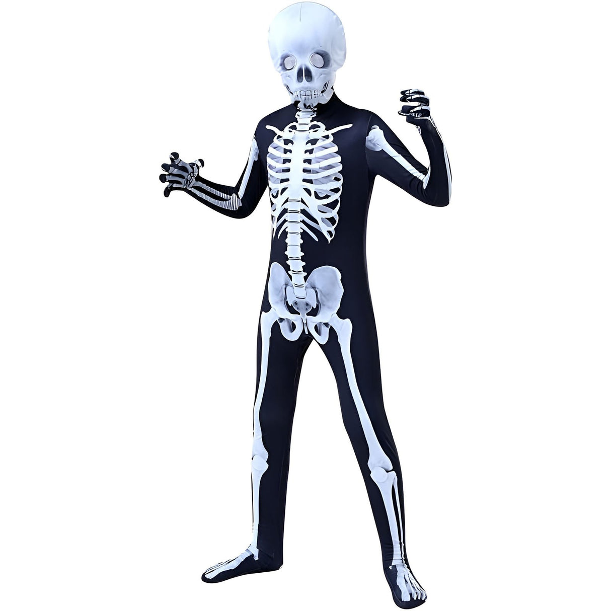 Halloween Playful Skeleton Bodysuit