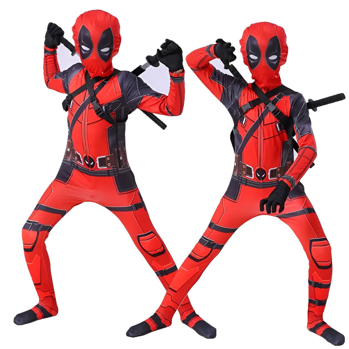 Deadpool 2 Red & Black Kids' Cosplay Suit