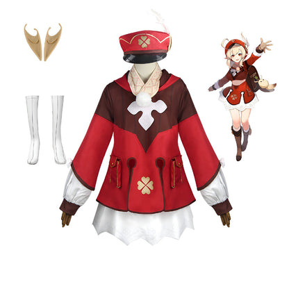 Genshin Impact Klee Cosplay Costume