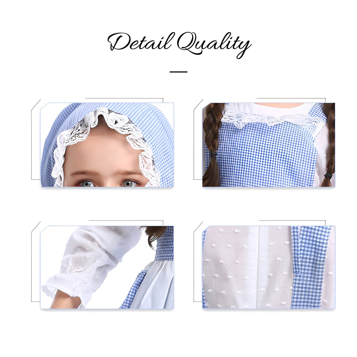 Dorothy Children's Costume: Iconic Blue Gingham Dress