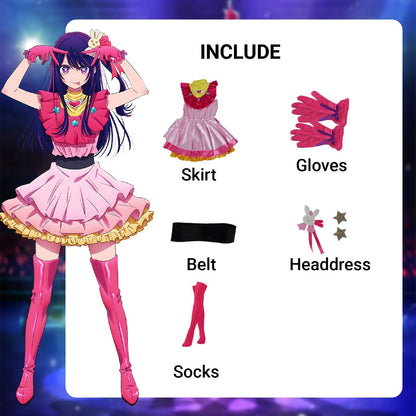 Oshi no Ko Ai Hoshino Cosplay Costume