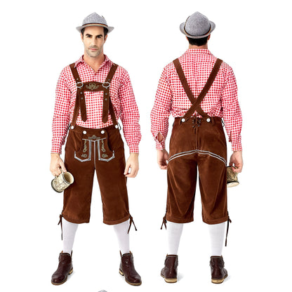 Traditional Bavarian Oktoberfest Lederhosen Outfit