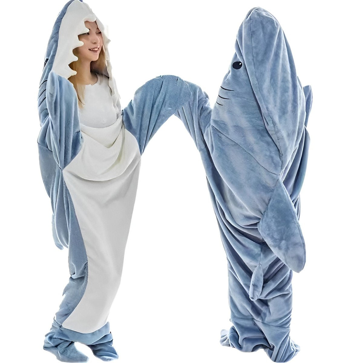 Flannel Shark Sleeping Bag Costume