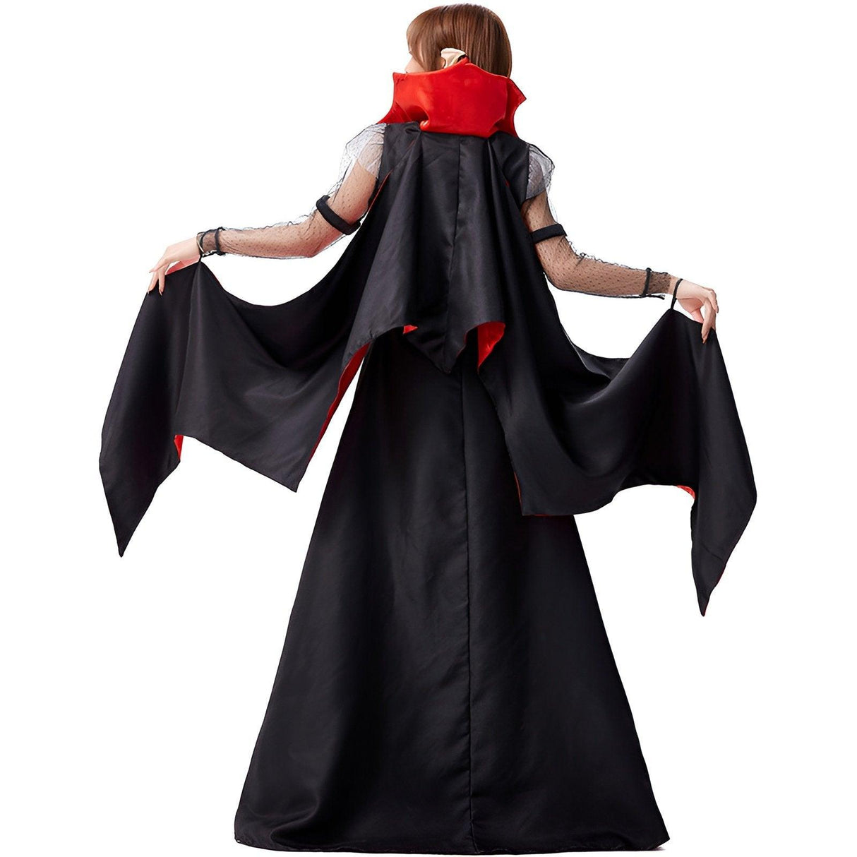 Halloween Costume Queen Dress Ampire Costume Vampire Bat Night Bar Devil Costume - Aimall