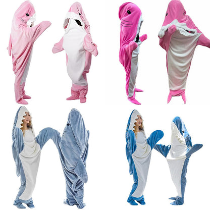 Flannel Shark Sleeping Bag Costume