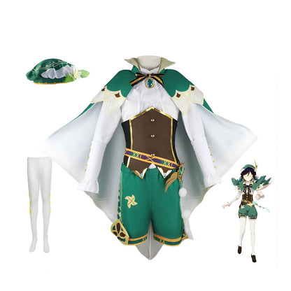 Genshin Impact Venti Cosplay Costume