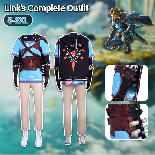 Zelda Tears Of The Kingdom Link Cosplay Costume