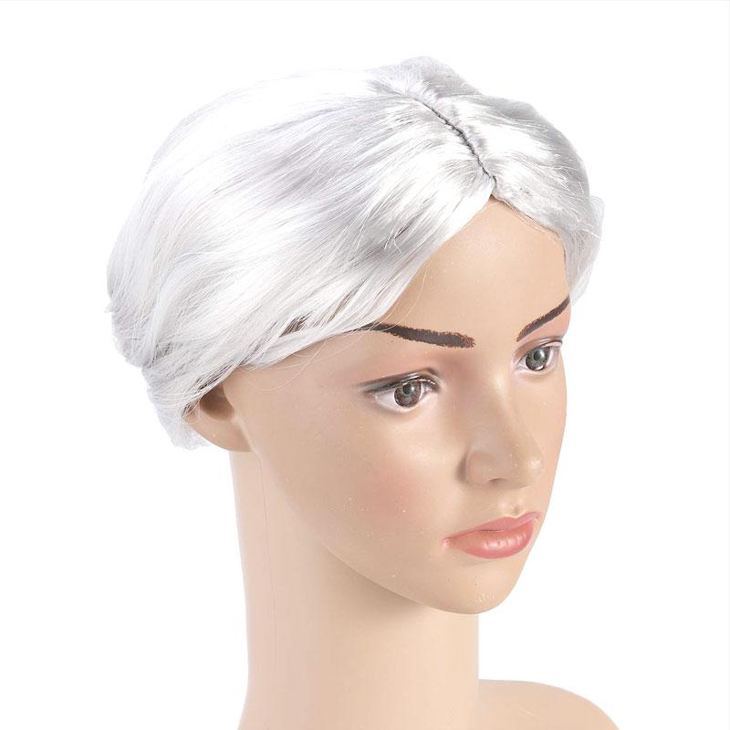 Authentic White Granny Wig