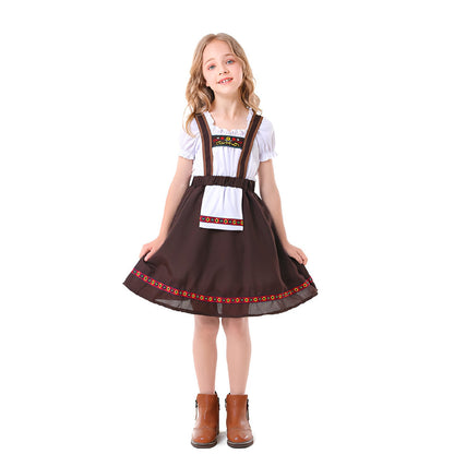 Traditional Oktoberfest Kid's Bavarian Dirndl Dress