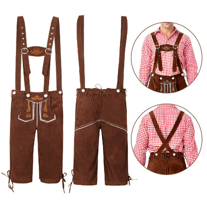 Traditional Bavarian Oktoberfest Lederhosen Outfit