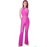 Barbie Movie Inspired Pink Flare Cosplay Outfit