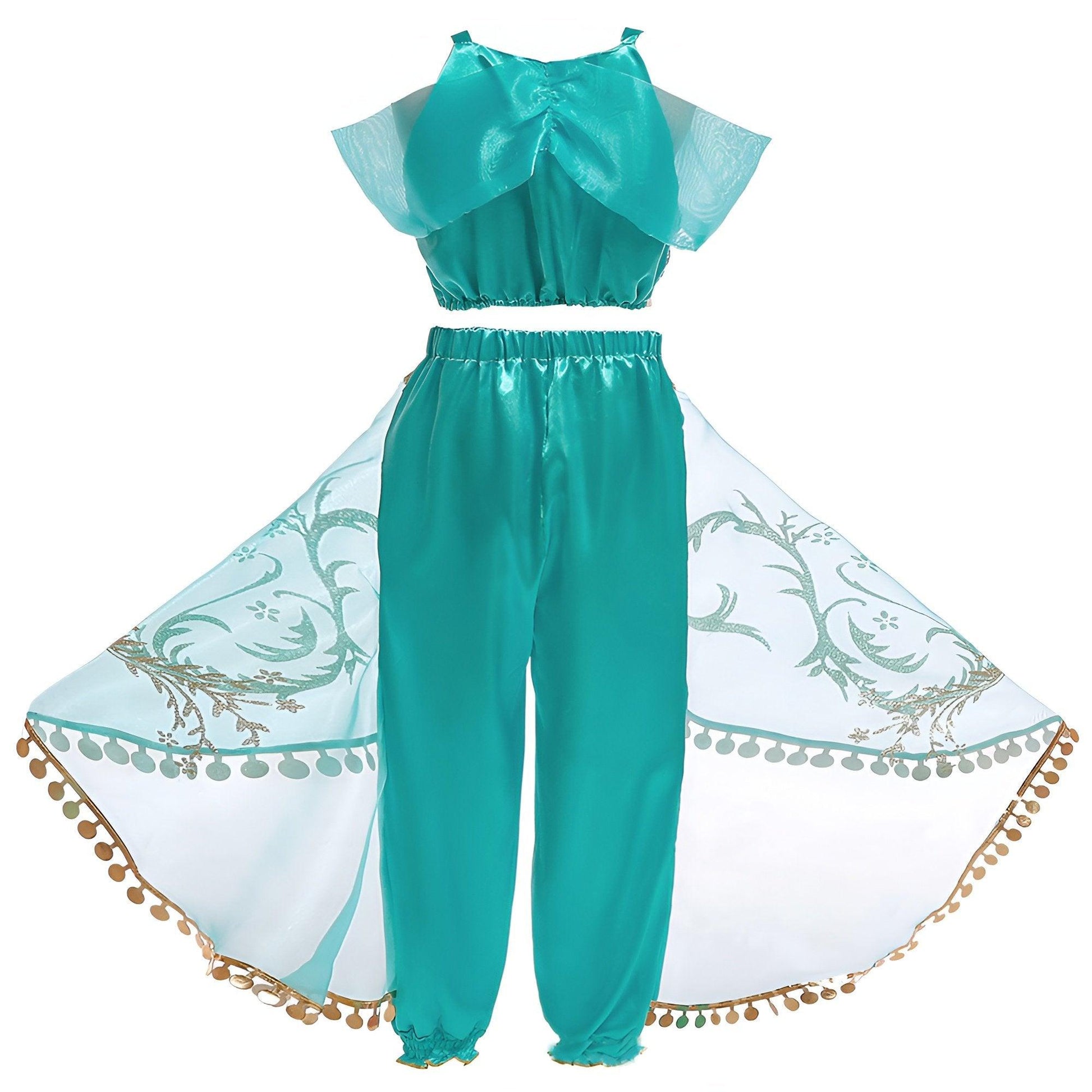 Jasmine Princess dress Aladdin Magic lamp princess dress set AU - Aimall