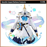 Genshin Impact Barbara Cosplay Costume