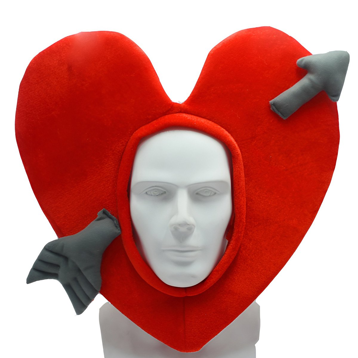 Red Heart Cartoon Love Headgear with Arrow