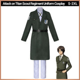 Hulk Investigation Corps Regiment Army Green Coat - Aimall