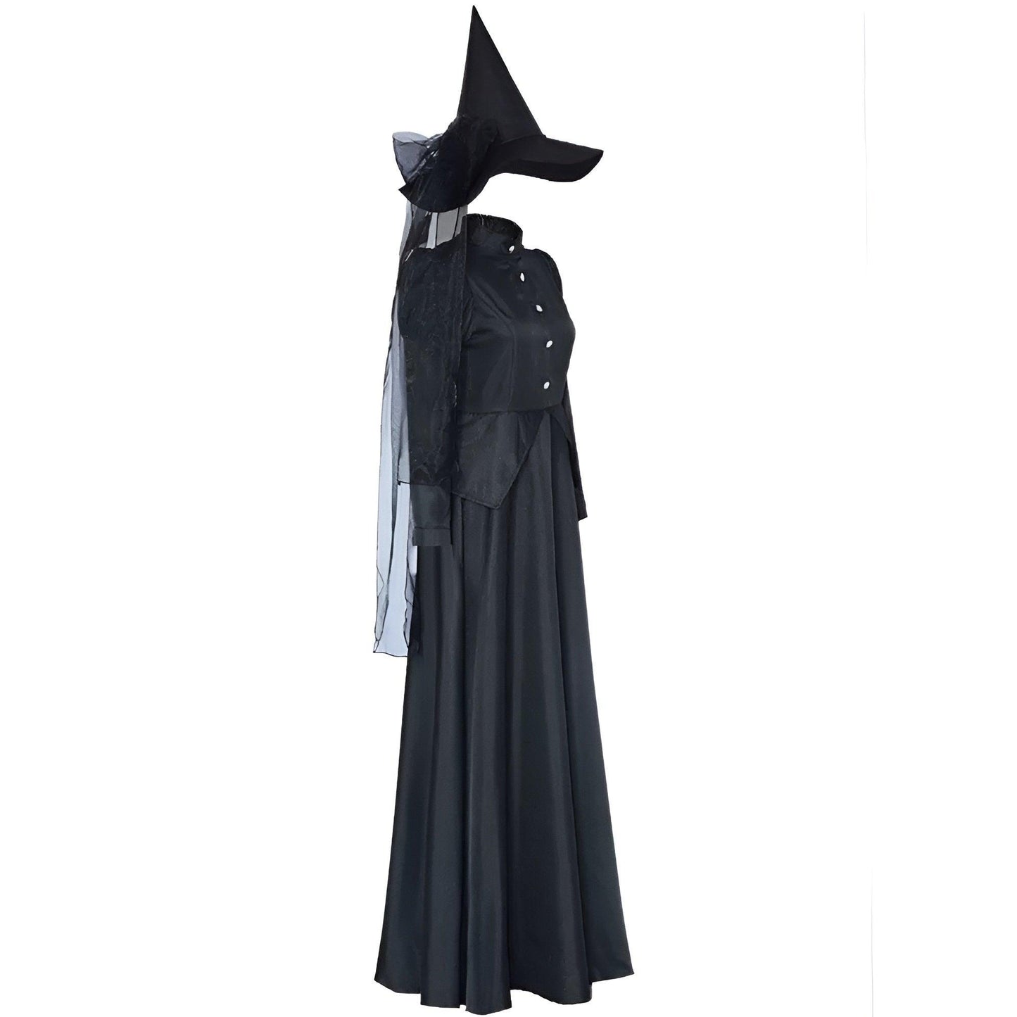 Wizard Of Oz Halloween Costume Stage Performance Adult Cosplay Black Witch Witch Play Parent-Child Costume - Aimall