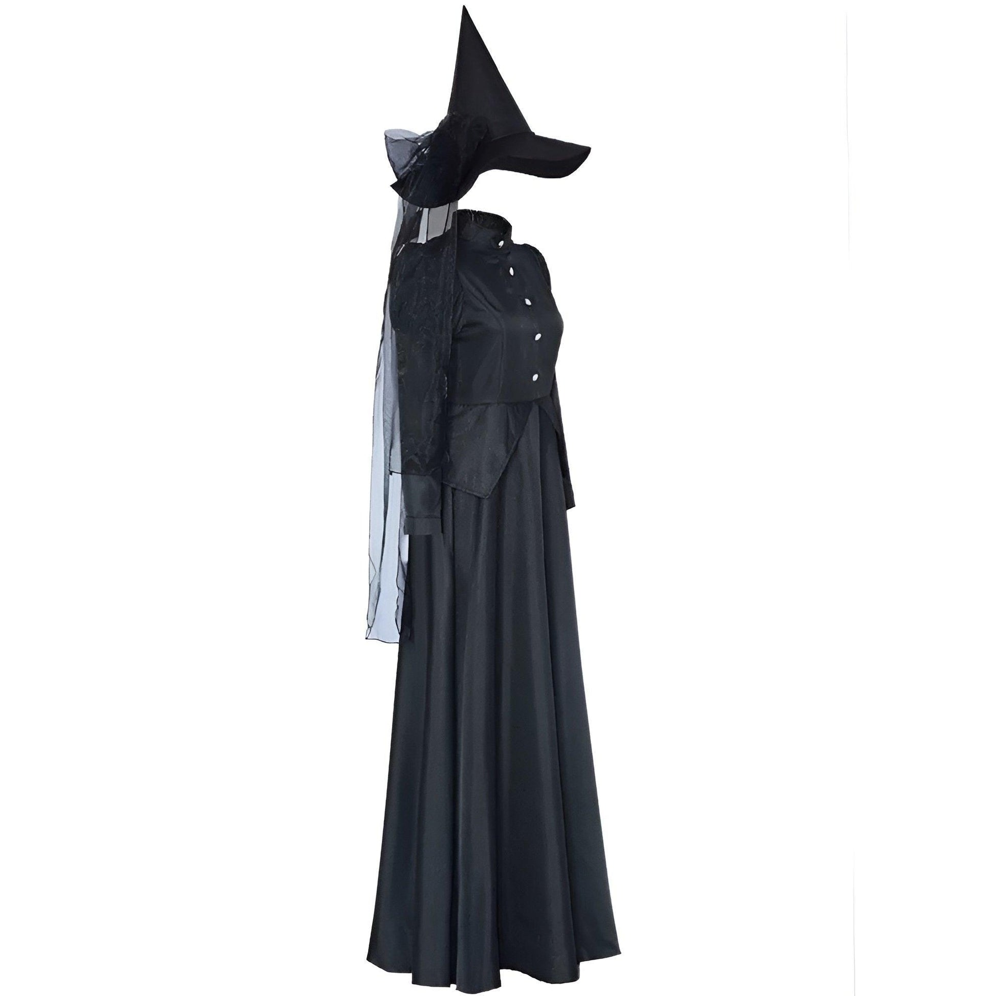 Wizard Of Oz Halloween Costume Stage Performance Adult Cosplay Black Witch Witch Play Parent-Child Costume - Aimall