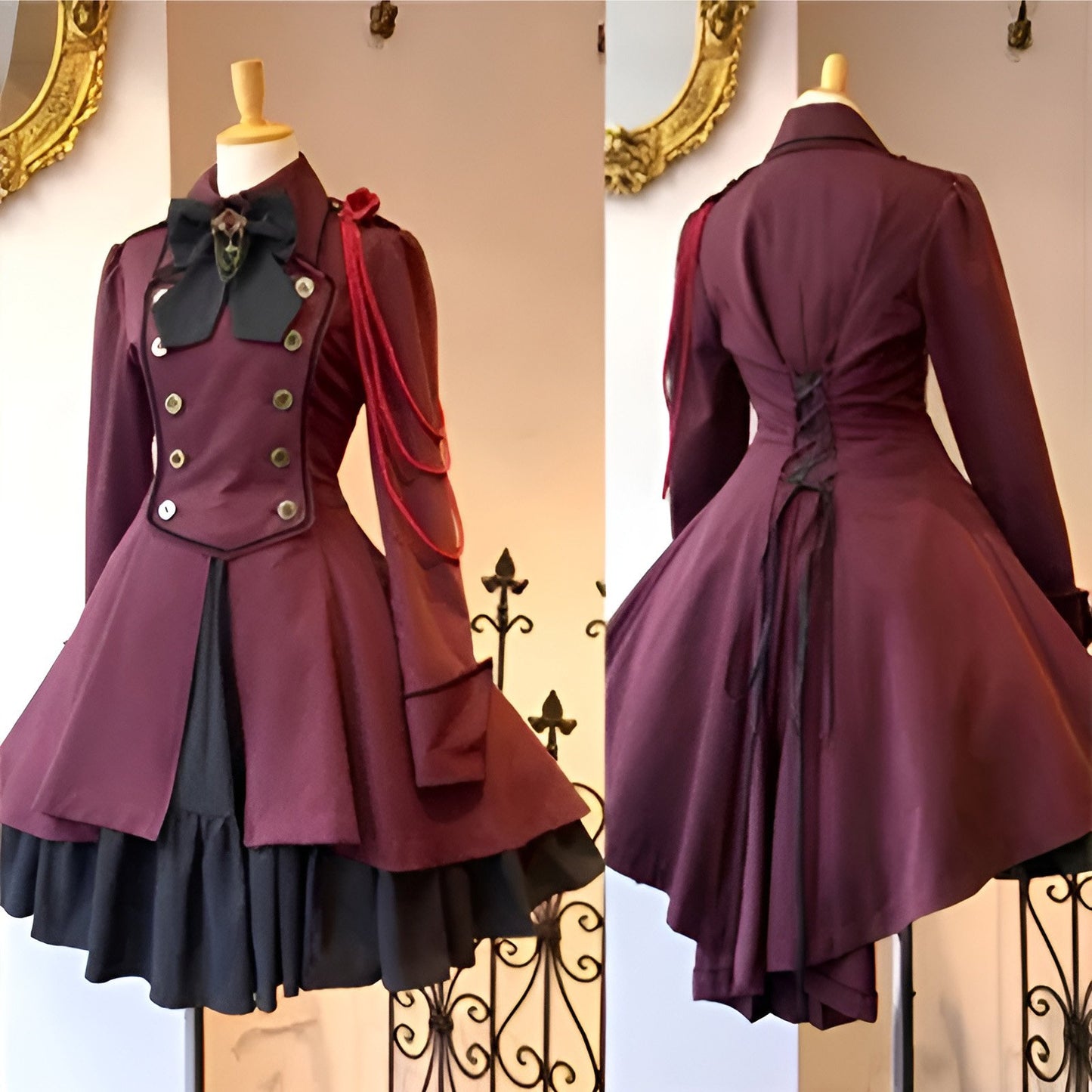 Victorian-Inspired Gothic Cosplay Costume