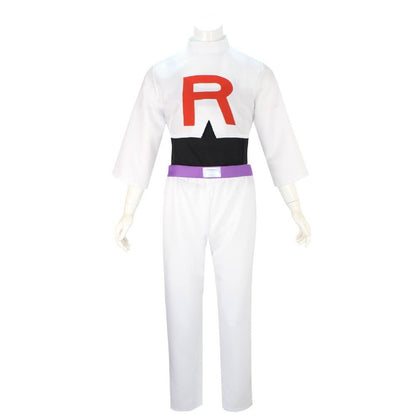 Pokémon Team Rocket James Cosplay Costume