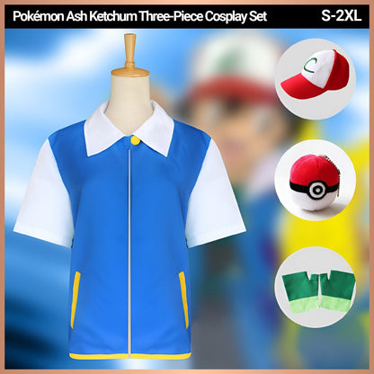 Pokemon Ash Ketchum Cosplay Costume