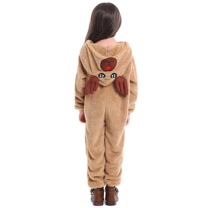 Kids' Reindeer Onesie Cosplay Costume