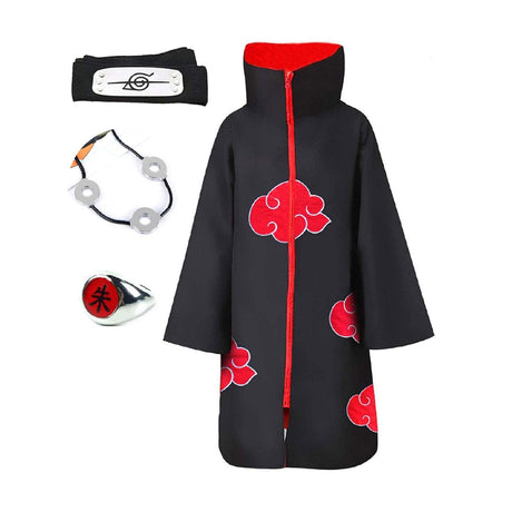 Naruto Akatsuki Taka Ninja Cloak Cosplay Costume