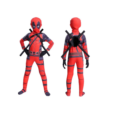 Deadpool 2 Red & Black Kids' Cosplay Suit