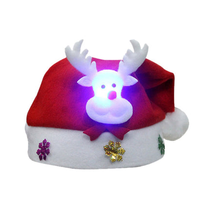 Festive Snowman LED Christmas Hats