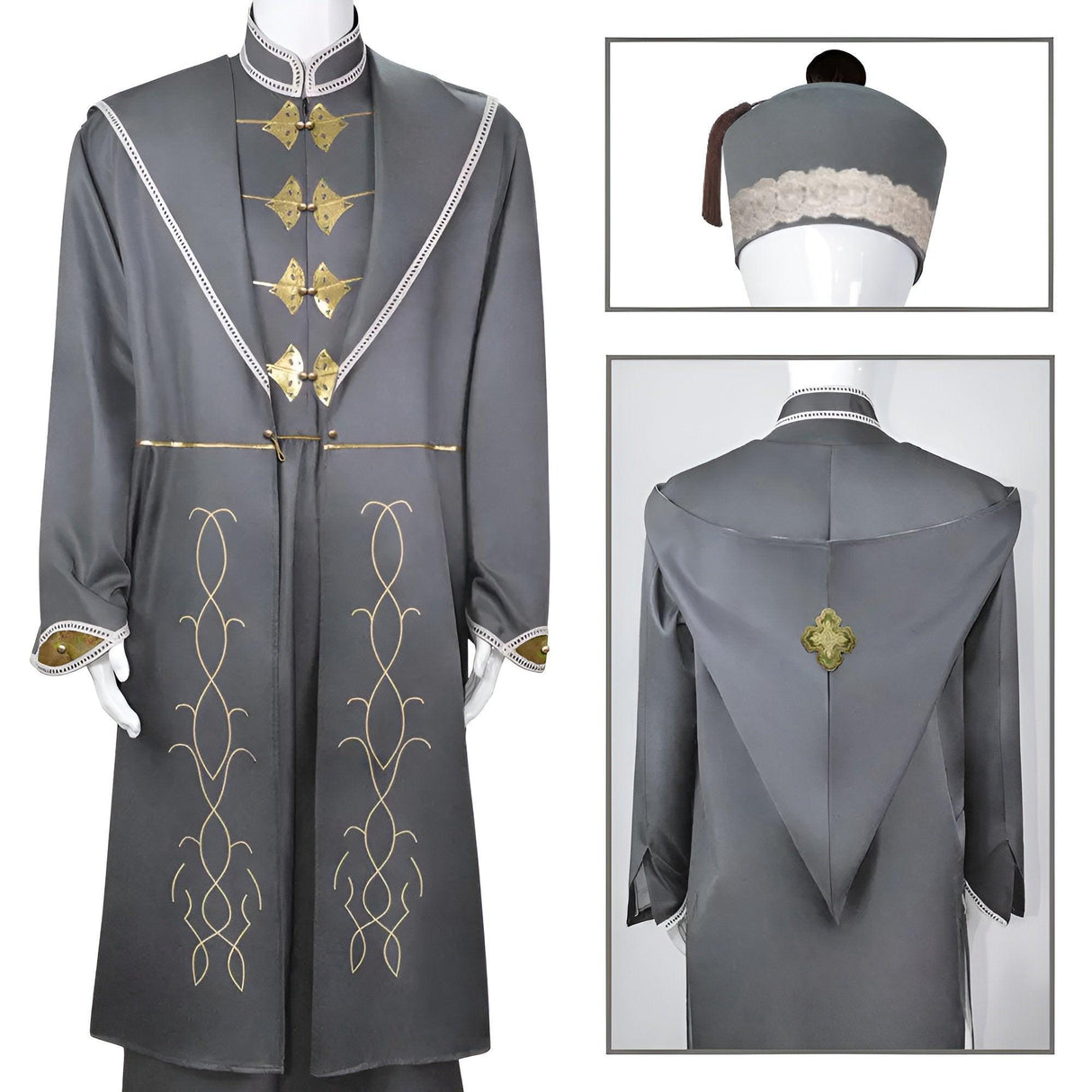 Harry Potter Costume Albus Dumbledore Cos Costume Voldemort Robe Snape Professor Fleur Costume - Aimall