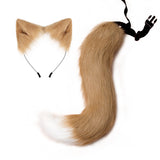 Halloween Cos Simulation Fox Plush Tail Hair Band Headdress