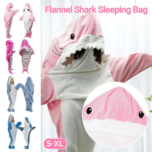 Flannel Shark Sleeping Bag Costume