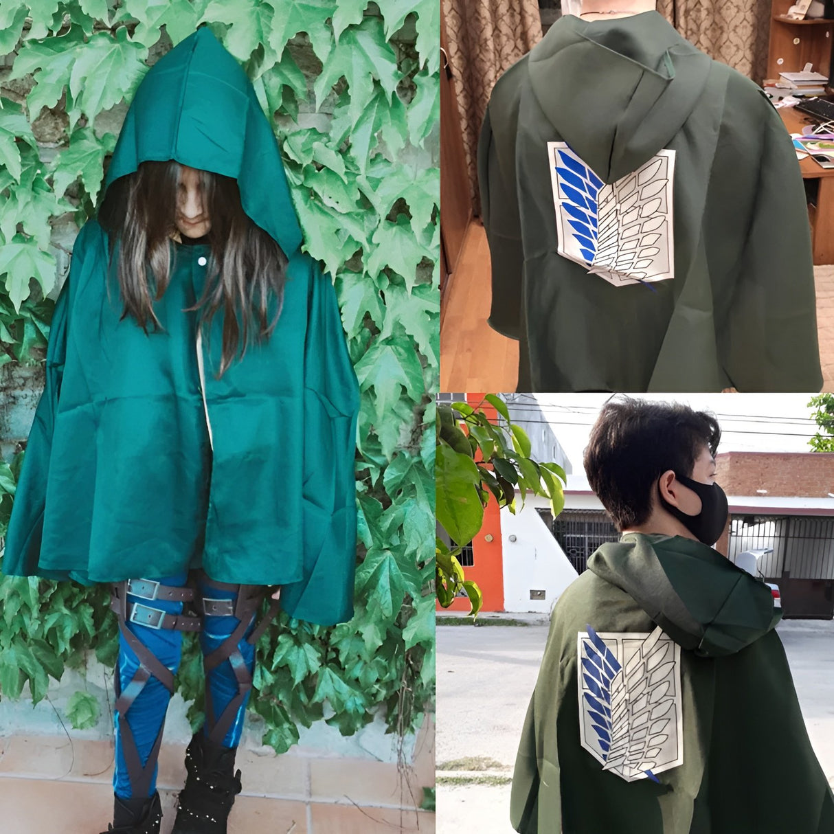 Attack on Titan Wing Of Liberty Cloak With Hood