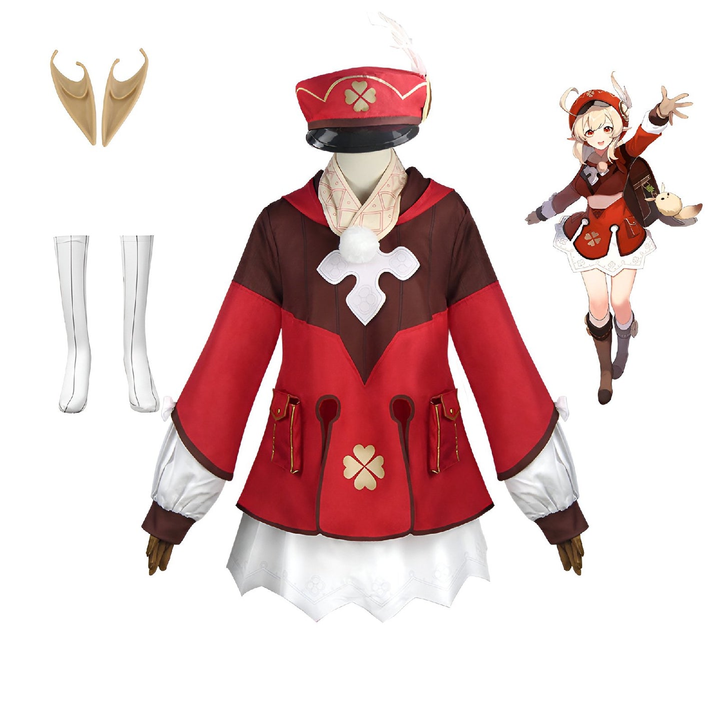 Genshin Impact Klee Cosplay Costume