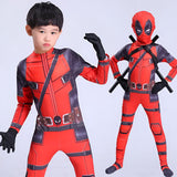 Deadpool 2 Red & Black Kids' Cosplay Suit