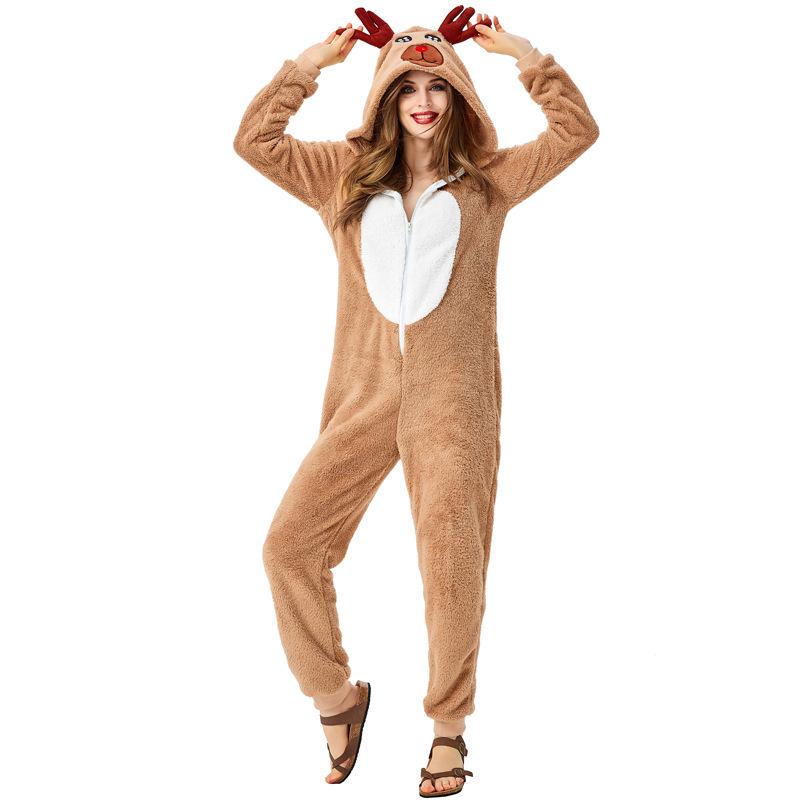 Adult Reindeer Onesie Cosplay Costume