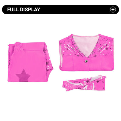 Barbie Pink Cosplay Set Retro Disco Outfit for Women