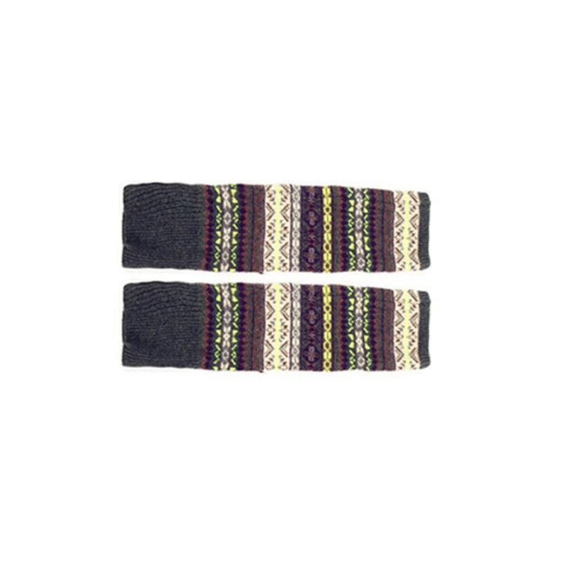 Bohemian Style Knee-High Knit Socks