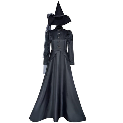 Wizard Of Oz Halloween Costume Stage Performance Adult Cosplay Black Witch Witch Play Parent-Child Costume - Aimall