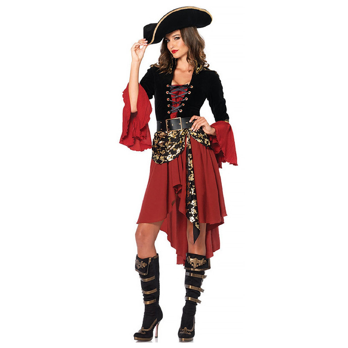 Captain Jack Female Pirate Cosplay Costume