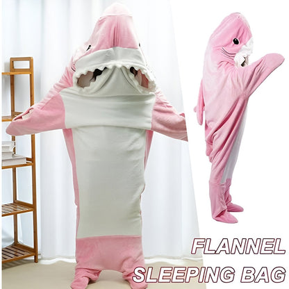 Flannel Shark Sleeping Bag Costume